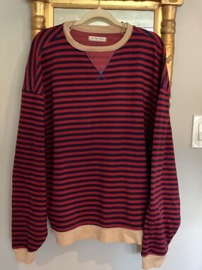 We The Free striped knit sweatshirt. Medium